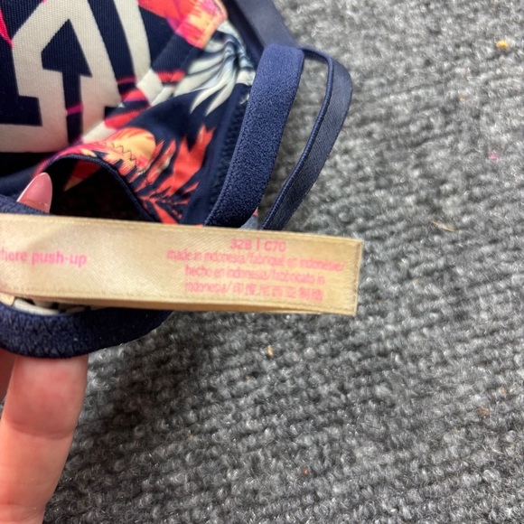 PINK by Victoria’s Secret Women’s Wear Everywhere Push-Up Bra Tropical print 32B - Picture 8 of 10